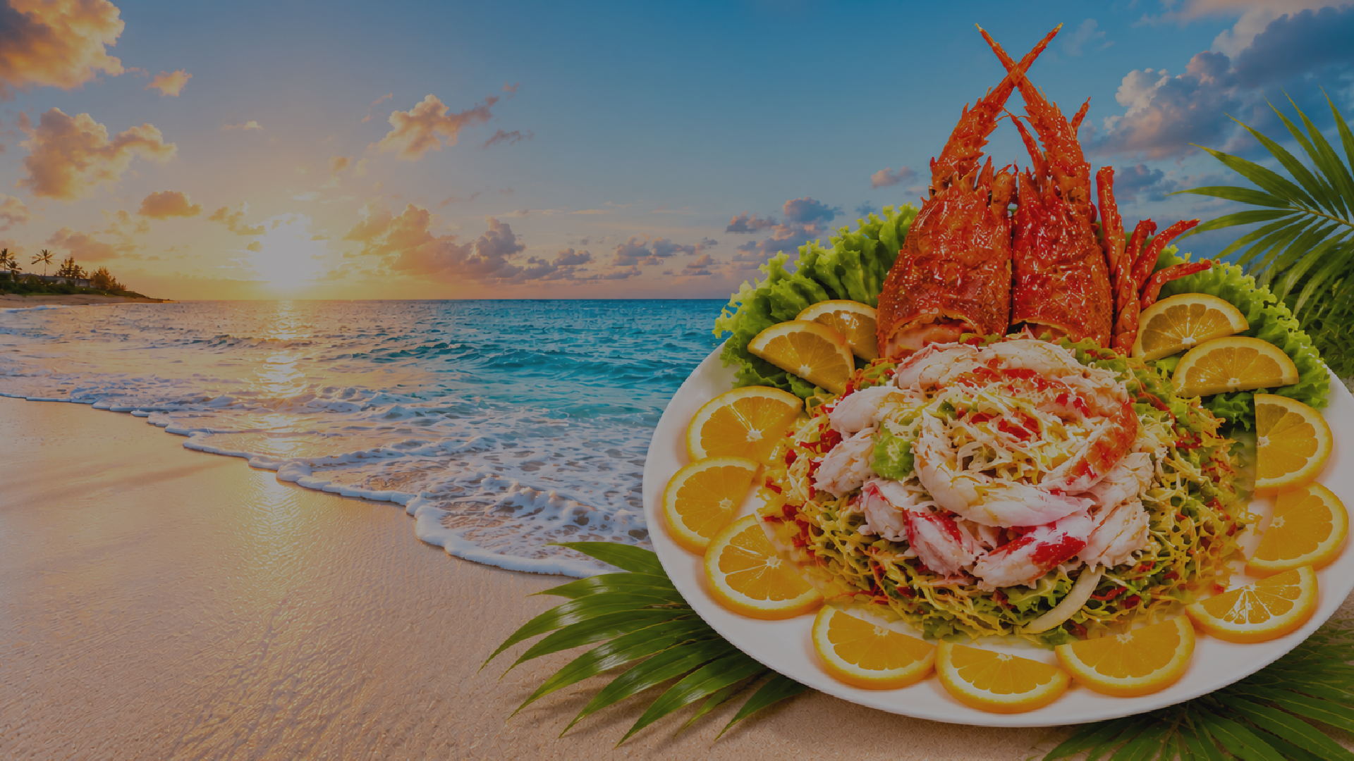 Seafood dining ambiance